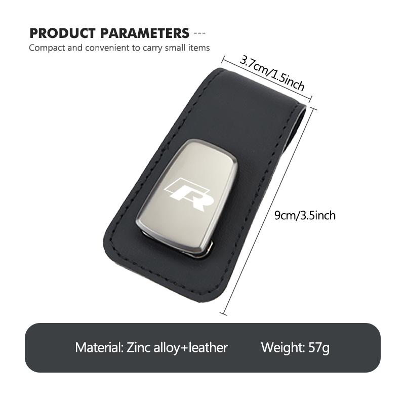 High-end Car Eyeglass Storage Clip Sun Visor Sunglasses For Volkswagen VW Golf Polo 4 5 6 Passat B5 B6 B7 CC Jetta Tiguan zj6