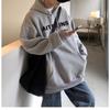 Non Pilling American Retro Hoodie Men's Thin Sweatshirt Trendy Versatile Loose Ins Handsome Student Plus Fleece Jacket