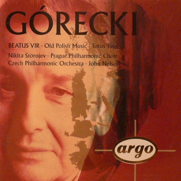 CD ГЕНРИК ГРЕЦКИЙ НИКИТА СТОРОЖЕВ Beatus Vir Старинная польская музыка Tot 4368352 Argo 1993 Европа Классика Б/У