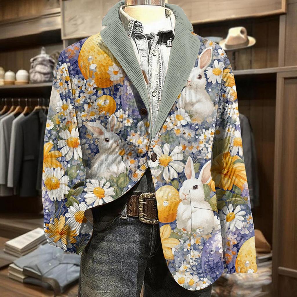 Мужская куртка в стиле business casual из вельвета