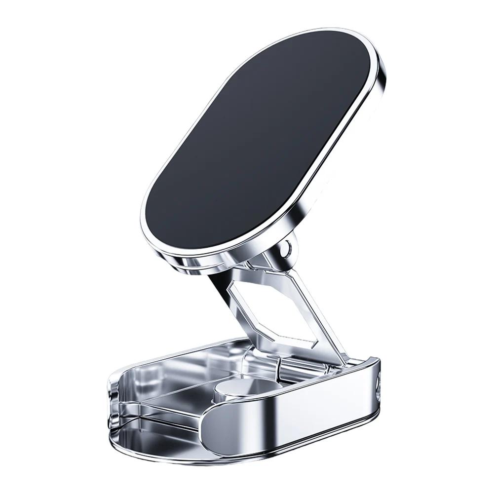 Magnetic Car Phone Holder 720°  Rotation Lazy Multi-functional Foldable Storage GPS Stand For Magsafe iPhone 17~12 Samsung