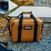 AO Coolers Мягкий изотермический холодильник из вощеного холста Компактная сумка-холодильник для улицы и пикников Японский холодильник на 9 банок, Верблюжий, 8,5 л, Легкий,