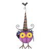 Something Different Metal Owl & Witch Hat Ornament