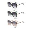 Trendy UV Protection Women's Rhinestone Shades Oversized Street Shooting Large Frame Sunglasses Gradient Eyewear