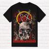 2025 Slayer Black T-Shirt South of Heaven 1988 Thrash Metal Heavy Metal T Shirt Tees Tops Unisex Cotton Short Sleeve High Street