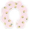 Double-sided Rolling Bib for Infants, 43 Lemon Pink, 1 Piece, 1 Piece
