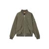 Renegade Solid Color Outdoor Casual Sports Stand Collar Zipper Jacket Men Jacket Dark-Olive-Green FV7268-222