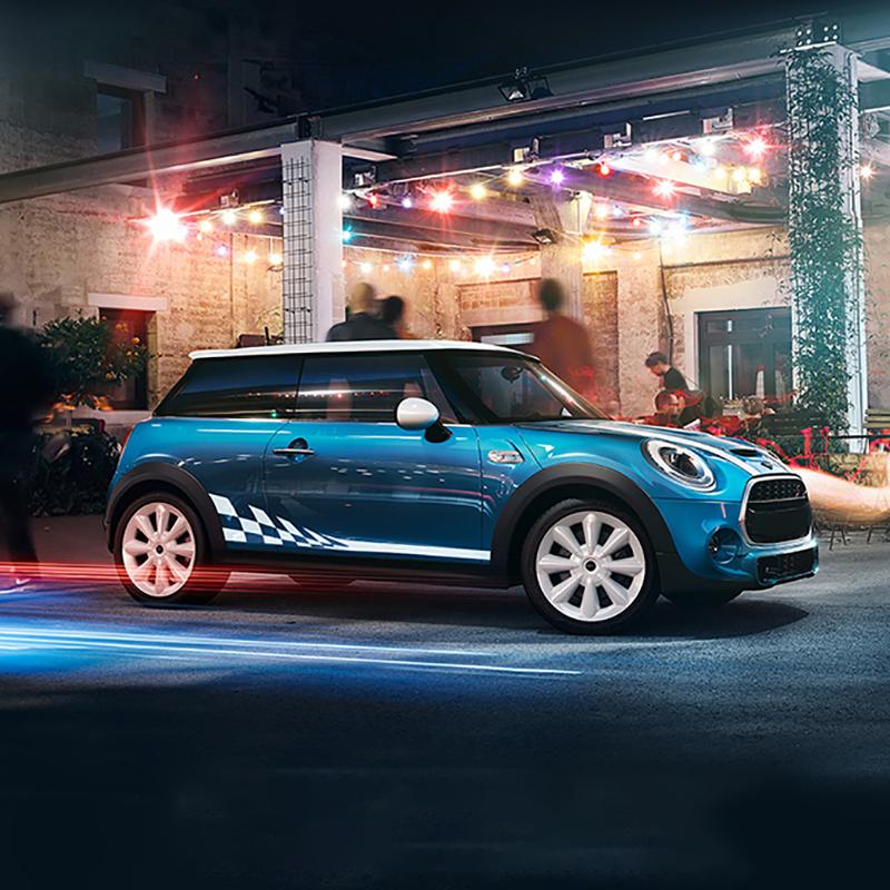 2 шт. Наклейки-декоративные полосы на пороги кузова автомобиля для MINI Cooper Clubman F54 F55 F60 R55 R56 R60 Countryman Аксессуары