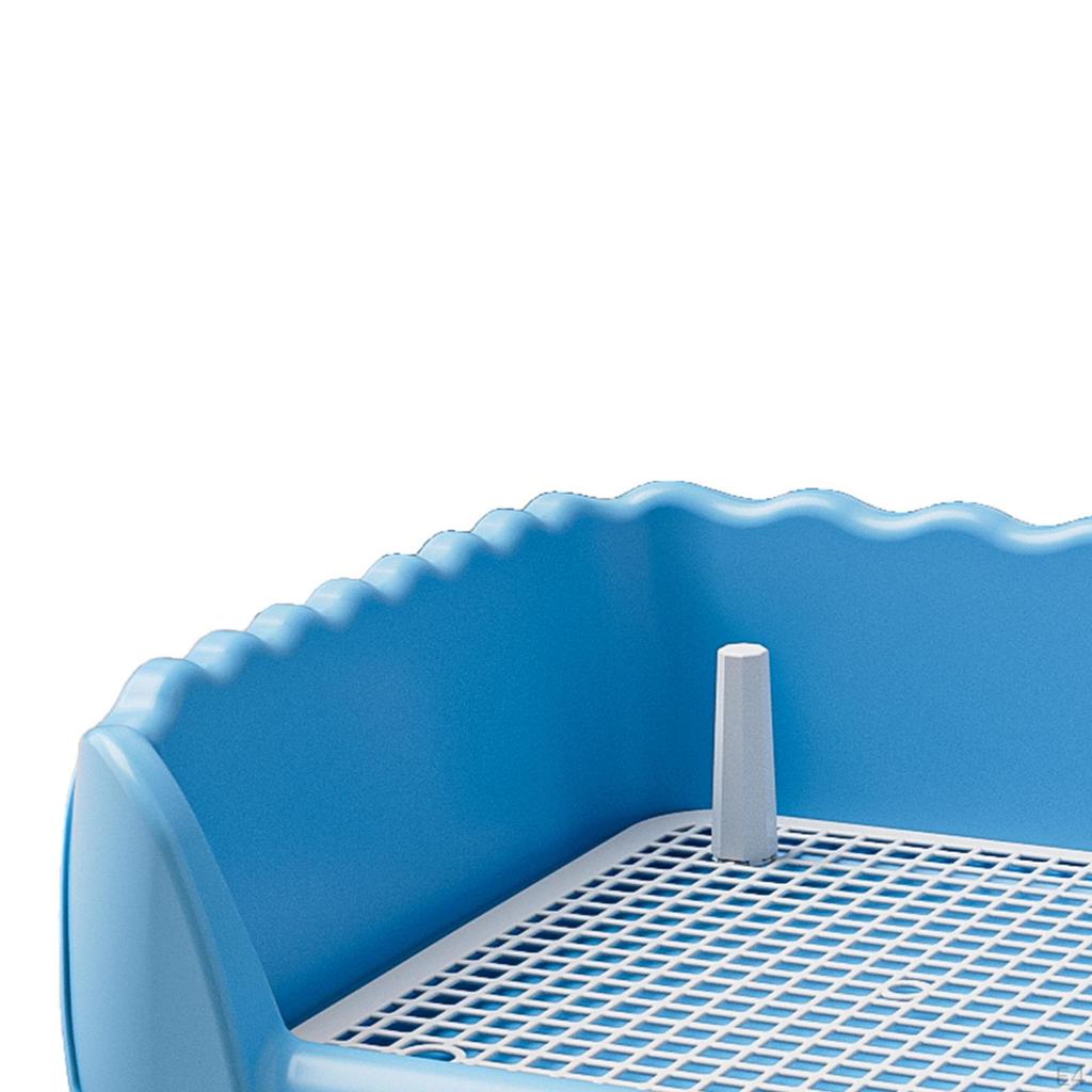 Поднос для туалета для собак, устойчивый к брызгам, легко чистящийся держатель для подушечки для мочи со стойкой для мелких животных