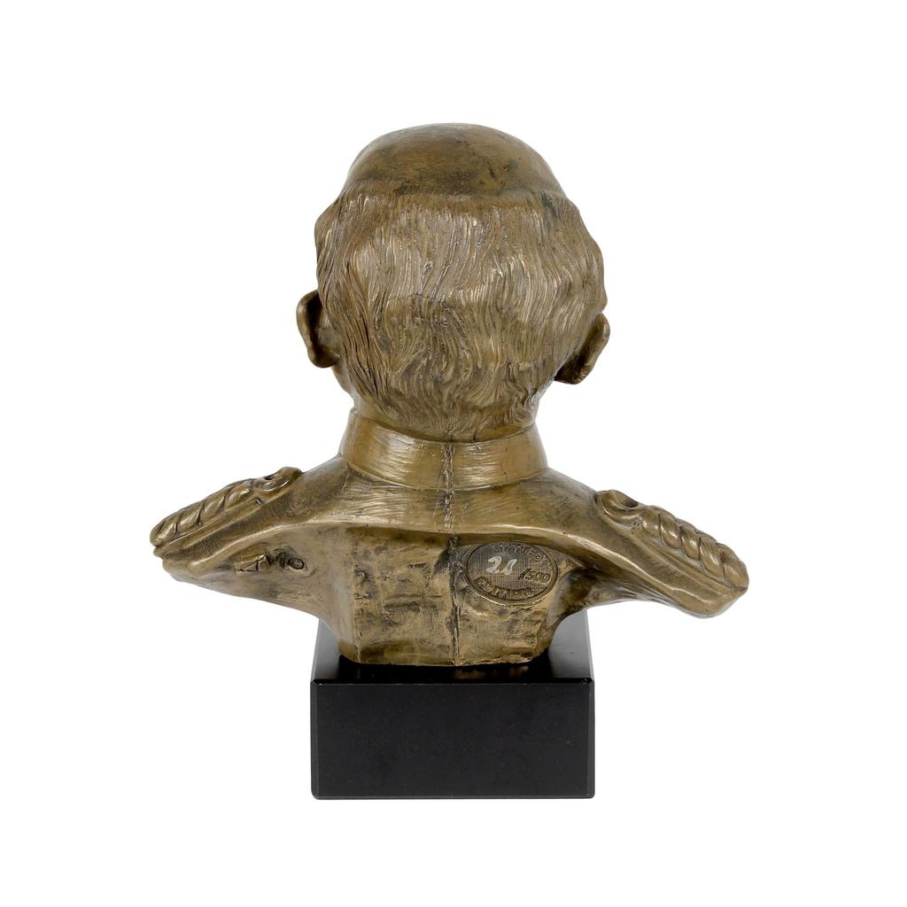 Otto von Bismarck - marble bust, statuette of a famous person, decoration for office, school, and hotel by the Art-Dog brand