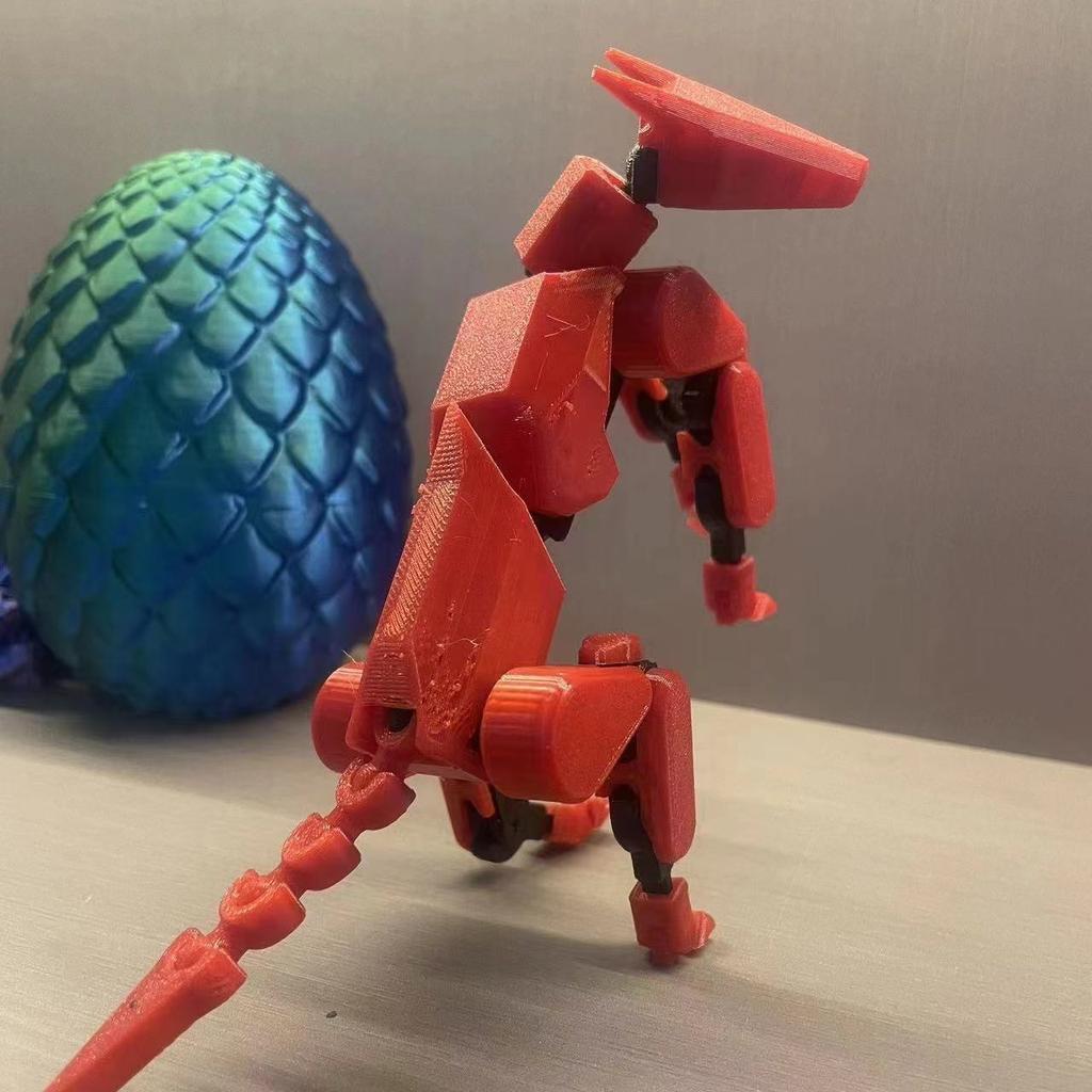 Многосуставная подвижная фигурка-трансформер Робот 3D-печать с полной артикуляцией для стоп-моушн анимации 5 Фигурка