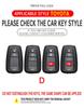 Корпус ключа Toyota для Avalon, Camry, Corolla, Levin, Venza, RAV4, Prado