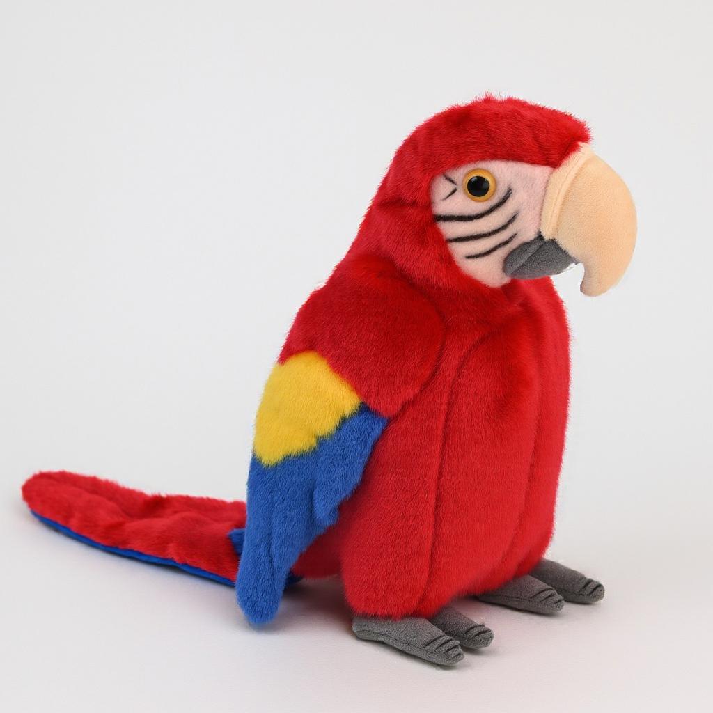 Lifelike Plush Parrot, Super Soft Soothing Toy, Children'S Gift, Birthday Party Decoration, Pet Interactive Toy, Home Decoration