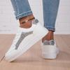 Shoes Fitness Sports Casual Shoes Sportwear Walking Sparkling Embellishments On White Shoes for Women's