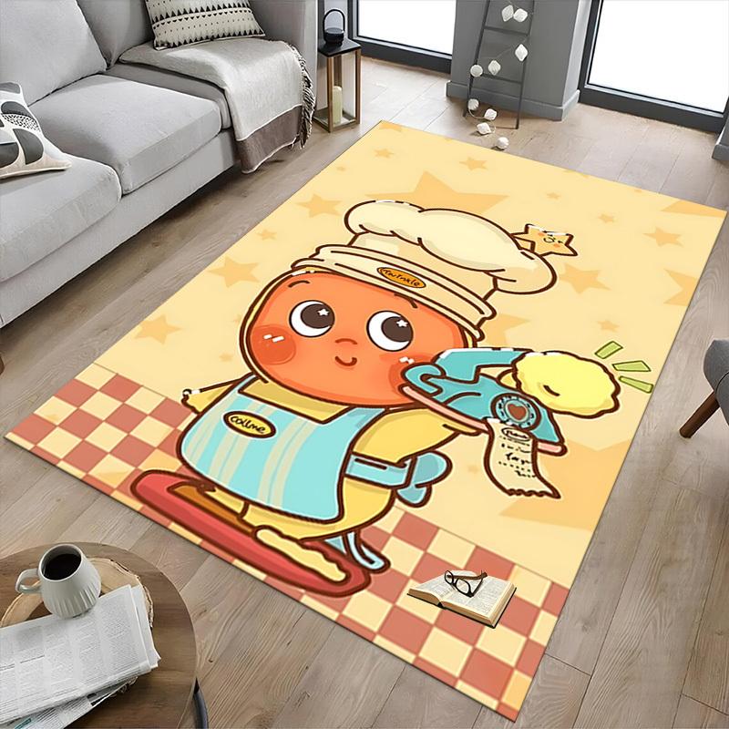 1pc Chef Star Carpet Office Rug Outdoor Mat Home Decor Area Carpet Festival Gift Office desk chair carpet
