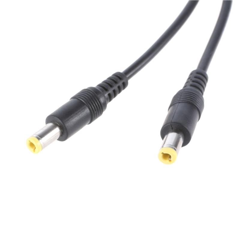 Multi Use DC5521/DC5525 Y Splitter Cable 1 Male to 2 Male Connectors Cord 5.5x2.1mm5.5x2.5mm for Cameras Routers