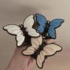 Hair Claw Stable Gripping Thick Spring Anti-Slip Tooth Comb Hair Clip Butterflies Shape