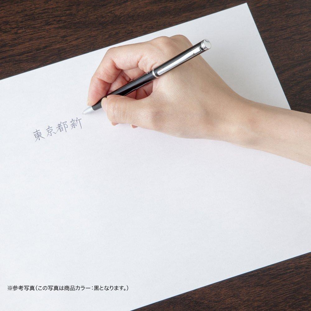 Шариковая ручка Zebra Fortia 500, масляная, 0,7 мм, серебристая, BA81-S