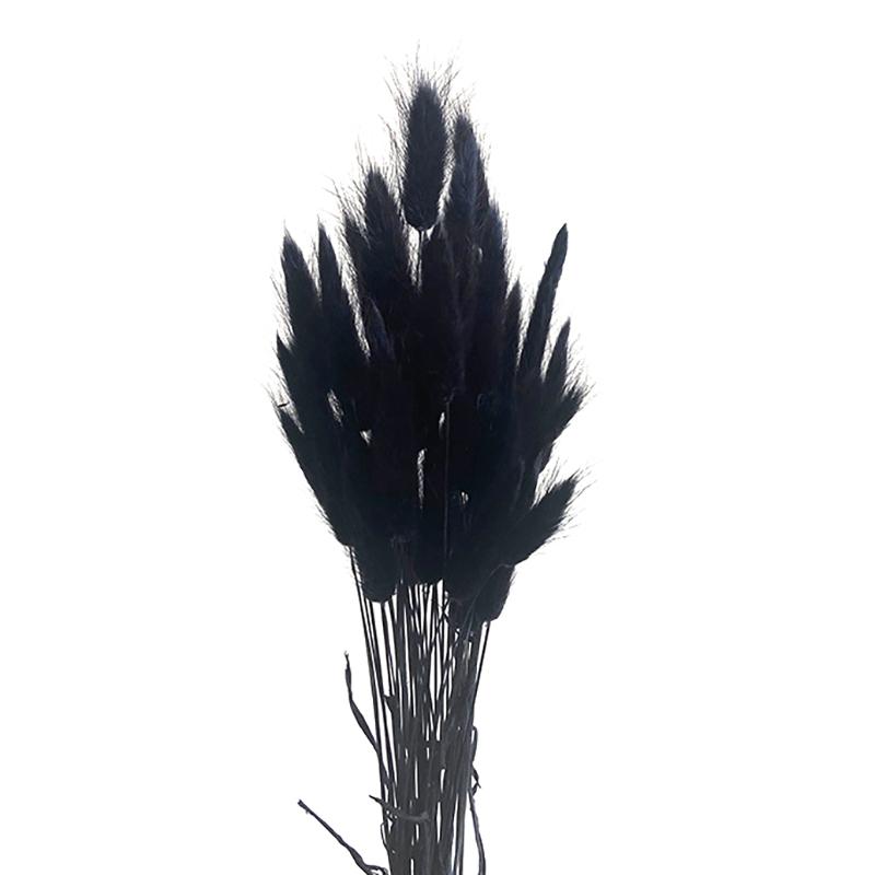 50 шт., букет из сухоцветов с изображением кролика и хвоста кролика, декор для свадебной вечеринки, пушистые пампасы, рождественская цветочная композиция своими руками