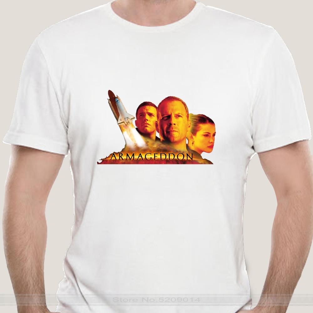 cotton tshirt men summer fashion tshirt euro size Armageddon Movie 100 Cotton Mens T Shirt