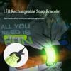 USB Rechargeable LED Armband Light for Outdoor Running