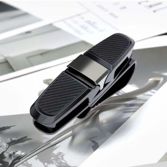 Автомобильный держатель для солнцезащитных очков, зажим для очков, вращающийся на 180 градусов, защита от царапин, простой в установке зажим для солнцезащитных очков