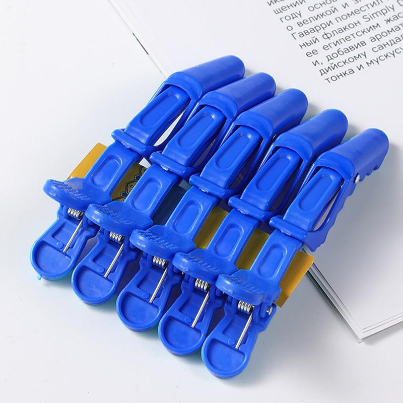 5Pcs/Lot Plastic Hair Clip Hairdressing Clamps Claw Section Alligator Clips Barber For Salon Styling Hair Accessories Hairpin