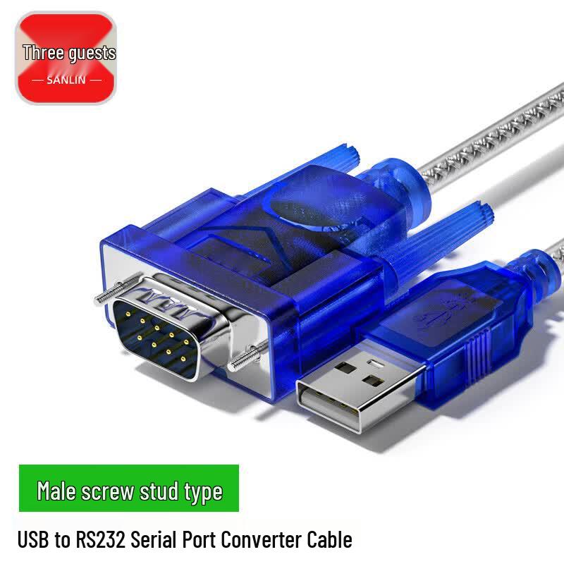 Кабель-конвертер USB в RS232 DB9 Sanlin