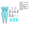 Stainless Steel Piping Tips Set with Bags Cake Decorating Kit for Buttercream Flowers Professional Baking Tools