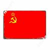 Ussr Soviet Union Flag Flag Red Army Russia Metal Signs Cinema Living Room Pub Garage Vintage Poster Tin Sign Posters