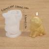 Home Decoration Gifts Cute Cat Silicone Mould DIY Aromatherapy Candle Mould 3D Pet Cat Candle Mold