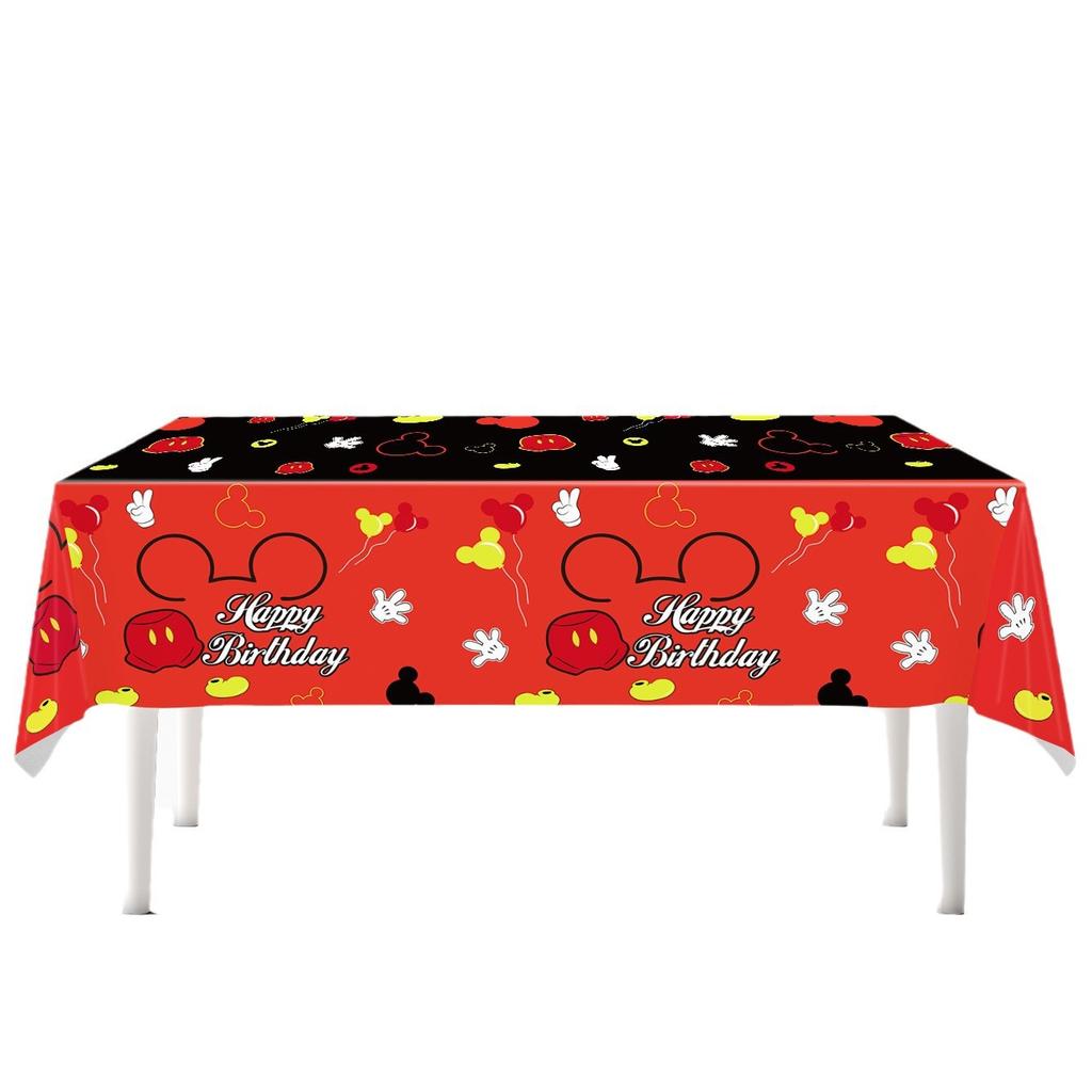 Mickey Mouse Birthday Theme Party Supplies Mickey Mouse Party Decorations Banner Flag Paper Plate Paper Cup Tablecloth