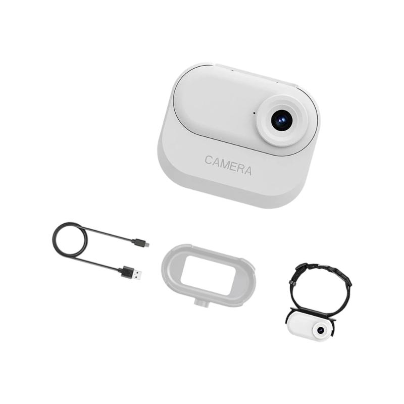 Magnetic Charging Mini Camera 1080p High-Definition Wearable Action Camera For pet Cycling Vlogging With Adjustable Collar