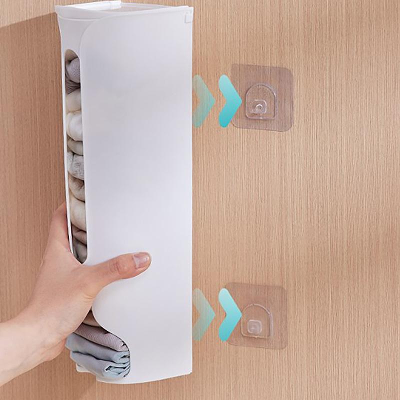 1Pc Multifunction Wall-Mounted Storage Box Closet Hanging Underwear Garbage Home Panties Bag Organizer Holder Socks Dispenser