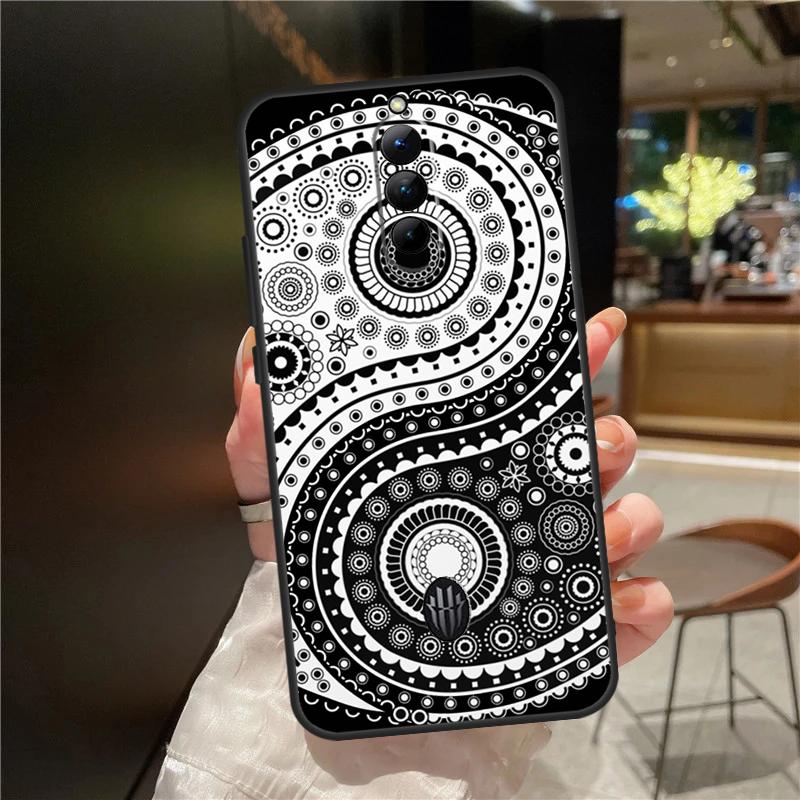 Черный чехол-бандана с узором пейсли для ZTE Nubia Red Magic 10S 9S 8S 10 9 8 11 Pro Plus 6 7 6S 7S Для RedMagic 10 Air Чехол