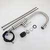 Stainless Steel Pull-out Kitchen Faucet Deck Mounted Mixer Tap 360 Degree Rotation Stream Sprayer Nozzle Kitchen Sink Faucet