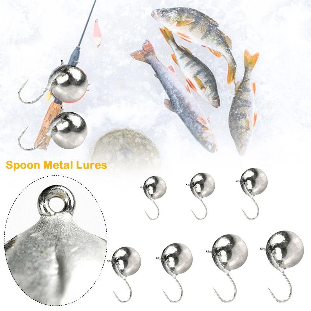 5 шт. 0,1 г-4,89 г блесна металлическая блесна джиггинг вольфрамовый крючок 2024 зимняя приманка для подледной рыбалки алмаз