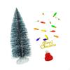 Christmas Tree Statue Tabletop Ornament Collectible Artwork for Home Decor Sculpture Iron Wire