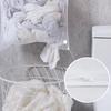 Dirty Clothes Storage Bag Basket Foldable Mesh Laundry Bathroom Wall Hanging Household Clothing Organizer With Hook
