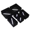 6Pcs/Set Various Sizes Cloth Storage Boxes Collapsible Durable Drawer Organizer Fabric Baskets Bins