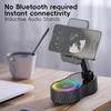 1Pc Smart Sensor Phone Holder Wireless Bluetooth Speaker Home Office Live Streaming Charging 5-in-1 Speaker
