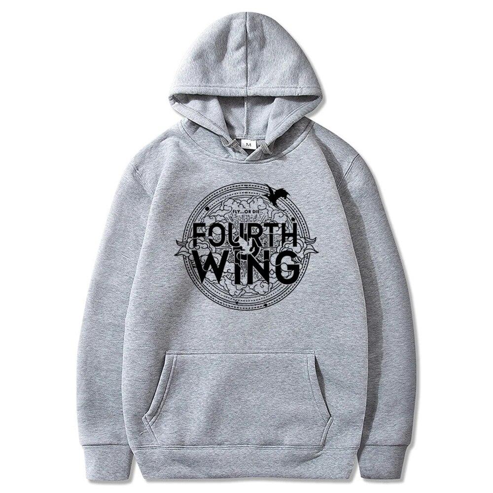 Толстовка с капюшоном для военного колледжа Basgiath, рубашка с четвертым крылом, Dragon Rider, фиолетовая толстовка с капюшоном Sorrengail, толстовки с капюшоном для книголюбов, подарок для фанатов, толстовка унисекс