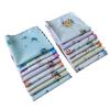 Набор handkerchiefs с цветочным мотивом, 18 шт., мягкие хлопковые салфетки с фестончатым краем для личного использования, сервировки стола и упаковки мелких предметов