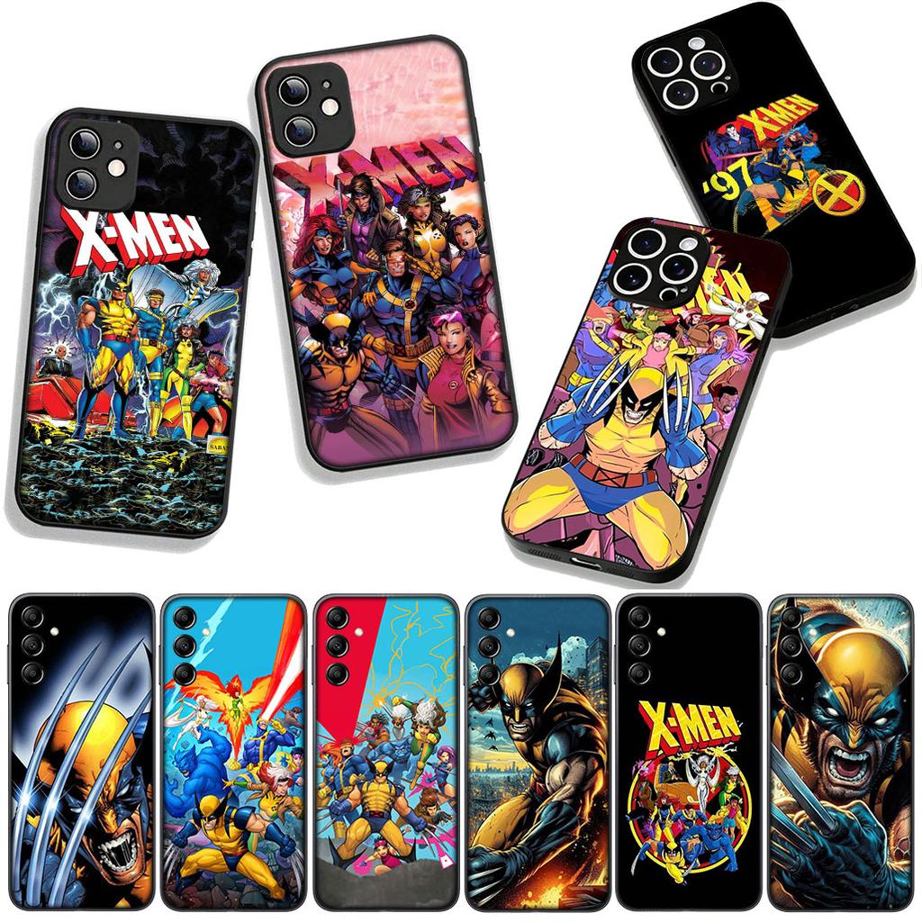 Cover Superhero X Men Wolverine Xmen for Samsung Galaxy A36 A17 A26 A07 A35 A54 A53 A13 A33 A34 S8 S9 S20 S21 FE S10 Plus Case