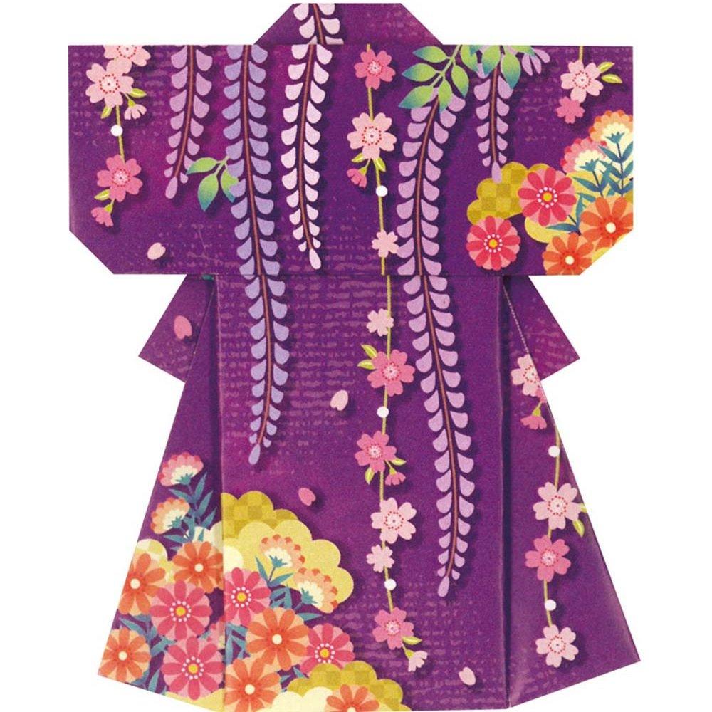 Toyo Origami Washi Chiyogami Kimono Yuzen 15cm 016101