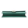 Gucci Logo Double G Litchi Grain Chain Messenger Envelope Wallet Crossbody Shoulder Bag Women bags Green 615523-CAO0G-3120