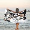 1pc Number 7 Soccer11 Beach Towel, Beach and Seaside Swimming Pool Equipment, Fashion Pattern, Rectangular, Travel Essentials