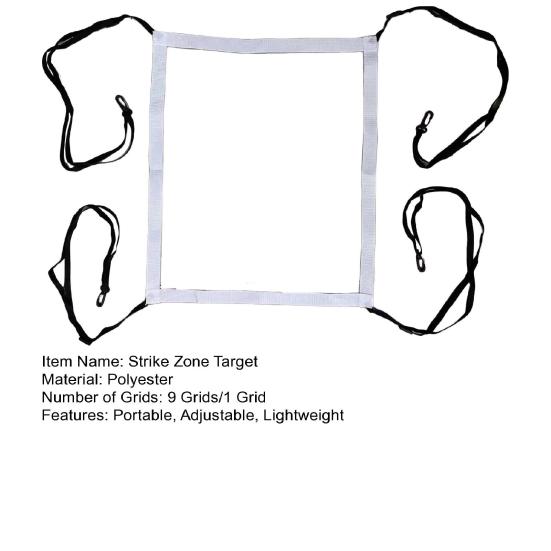 Бейсбольная сетка, зона удара, мишень, регулируемая, простая установка, мишень для софтбола, бейсбола, тренировочное пособие