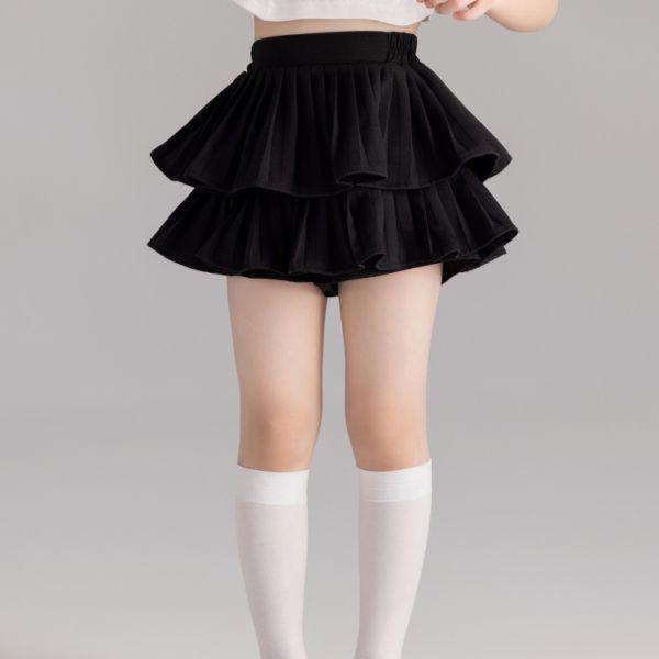 Юбка-торт для девочек, летняя короткая юбка, детская полуюбка, женская плиссированная пышная юбка Treasure, летняя полуюбка принцессы