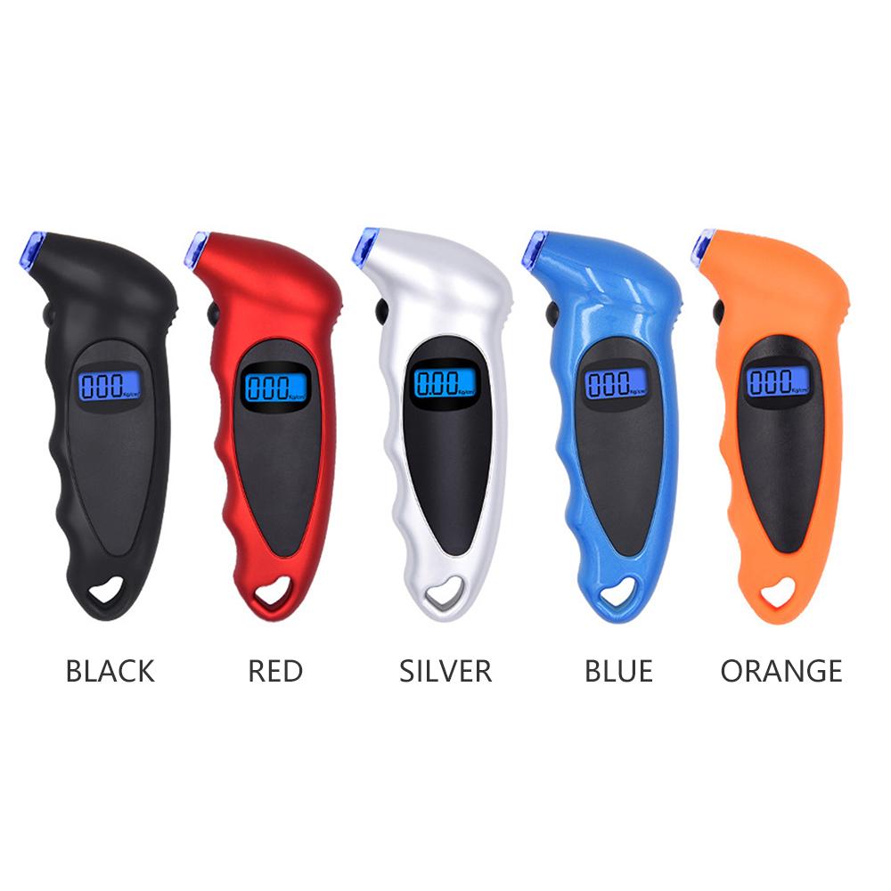 Светодиодный цифровой манометр для шин 0-150 фунтов на квадратный дюйм, 4 единицы, переключаемый, ручной электрический, точный, для тяжелых условий эксплуатации